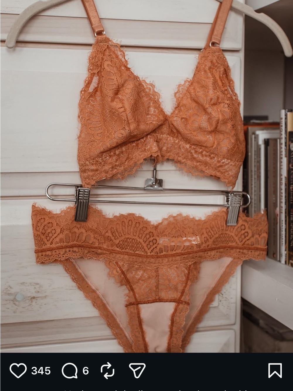 NWOT Uye Surana Bralette and Bikini set Peach Pink 2XL/3XL